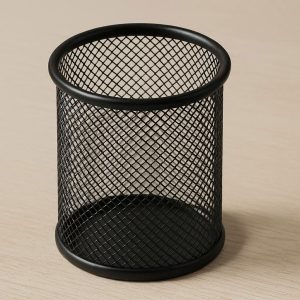 Metal Mesh Desktop Organizer Cup