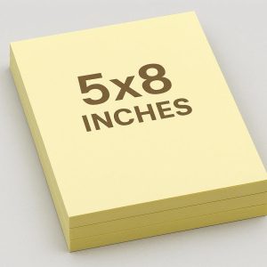 Large Sticky Notes 5x8 Inches 5 Pads