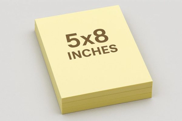 Large Sticky Notes 5x8 Inches 5 Pads