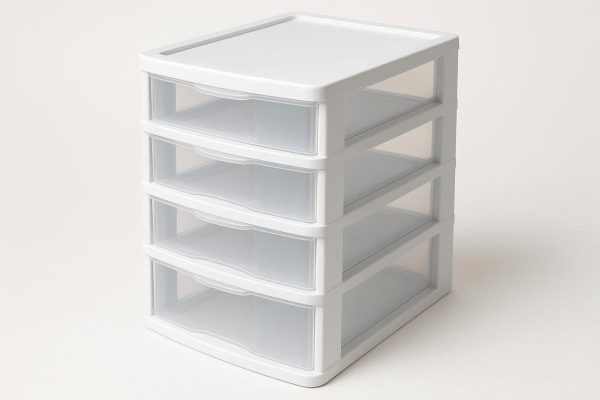 Stackable Plastic Drawer Organizer Unit