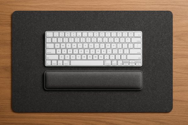 Felt Desk Blotter with Keyboard Wrist Rest