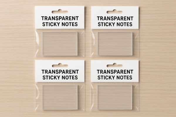 Transparent Sticky Notes Clear 4 Packs