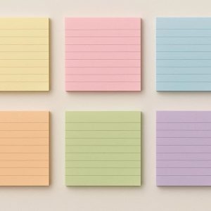 4 Lined Sticky Notes for Lists 6 Pads